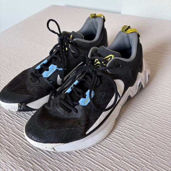 Nike Zoom Freak 4 Charles Barkley Black White Blue Size 9 Basketball Shoes - Picture 6 of 6